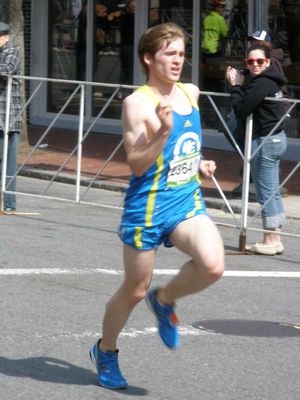 NE half marathon champ Curtis Wheeler (SV photo)