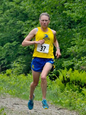 Kasie Enman at the 2011 Northfield Mountain Run (Photo courtesy of Scott Mason)