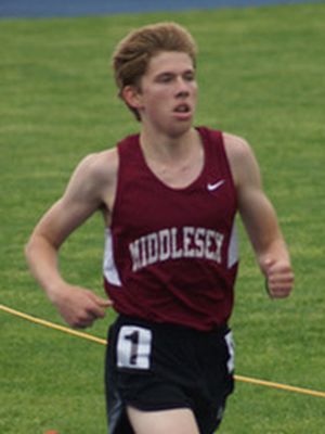 James Randon running the 3000m at the 2013 ISTA League Championships. (Photo: Desiree Sheff)