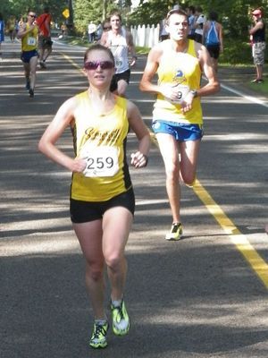 Kate Hails (259) was third in the women's race. (Photo: USATF-NE)