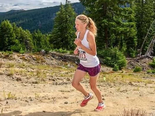 Kasie Enman, 2nd-place at 2015 USA Mountain Running Championships in Bend OR. (photo: Mike Scott)