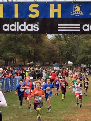 Finishers, in the age 6-10 Division, (Photo: B.A.A.)