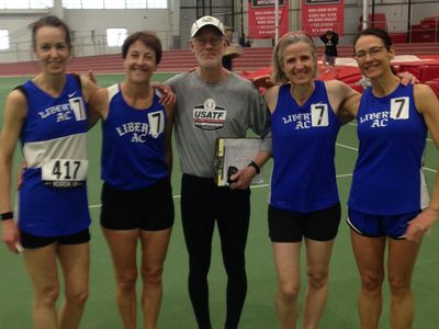 Liberty AC W50 Relay Team breaks the American Record. (Photo: Liberty AC)