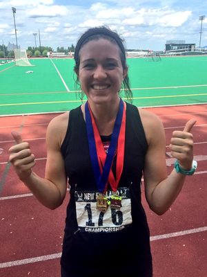 Melissa Lambert scored in 3 events, winning points for Project HHGH (photo: Zach Emerson)