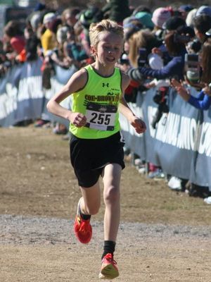 Aiden Cox, winner of the Boys 11-12 division. (Photo: Exclamation Services)